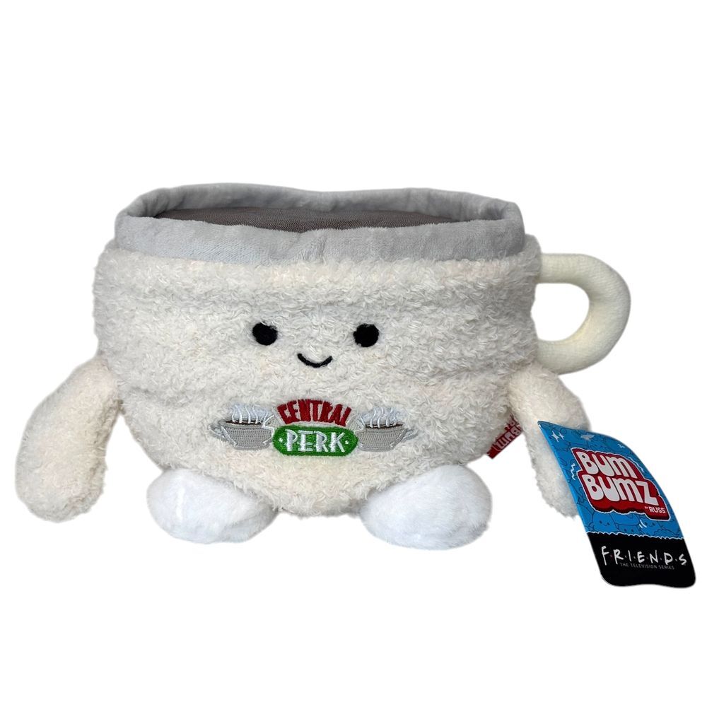 Bum Bumz "Friends" Plush White Central Perk  Coffee Mug Cup Toy Target Exclusive